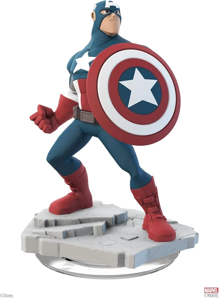 Disney Infinity: Marvel Super Heroes (2.0 Edition) Captain America Figure (Universal) - 3
