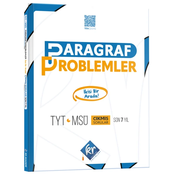 Kr Akademi 2025 Tyt Msü Pragraf Problemler Son 7 Yıl Çıkmış Sorular