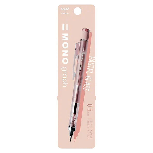 Tombow Mono Graph Pastel Glass Mekanik Versatil Uçlu Kalem Blisterli 0.5 (DPA-149) - 10
