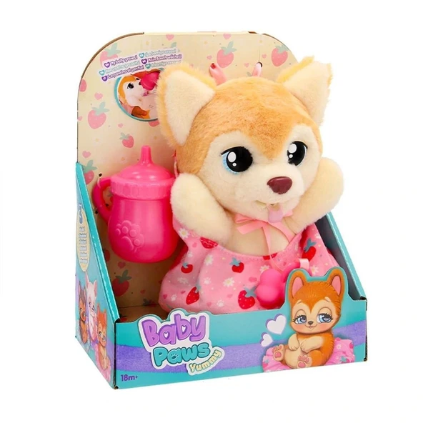 Nessiworld BAW03300 Baby Paws Yummy Shiba Inu 18 cm Peluş