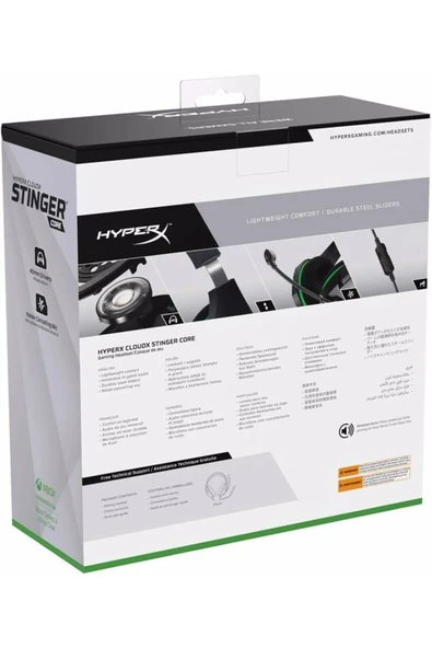 HyperX Cloudx Stinger Core Kablolu Kulaklık, 7.1 Surround Ses, Gürültü Engelleme hx hscscx bk - 4