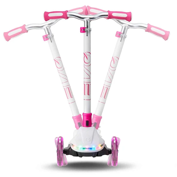 Evo 3 Tekerlekli Colour Burst Işıklı Beyaz Scooter - 2