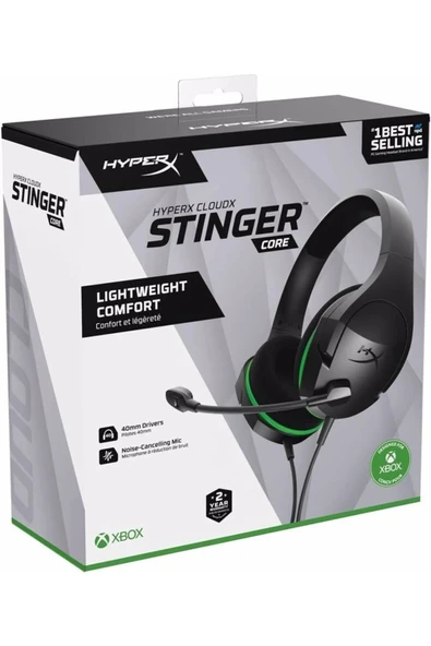 HyperX Cloudx Stinger Core Kablolu Kulaklık, 7.1 Surround Ses, Gürültü Engelleme hx hscscx bk - 5