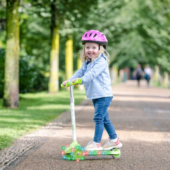 Evo 3 Tekerlekli Move'n Groove Işıklı Yeşil Scooter - 7