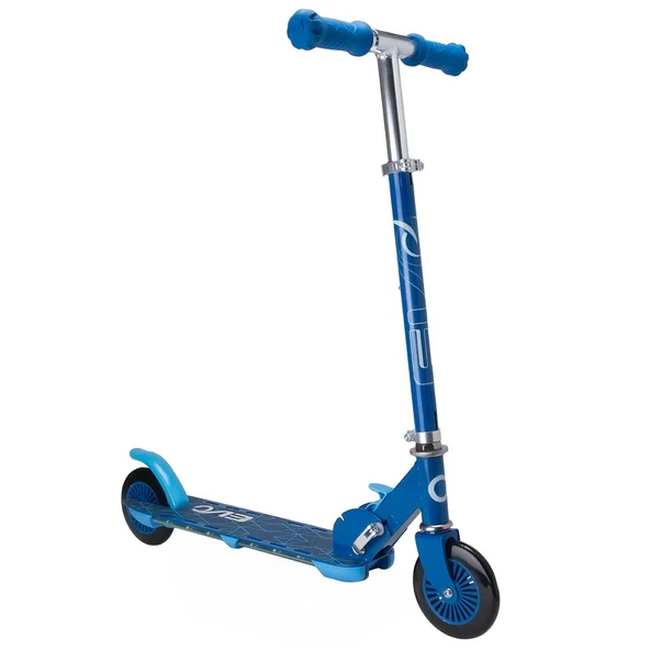 Evo 2 Tekerlekli Flash Işıklı Mavi Scooter - 5