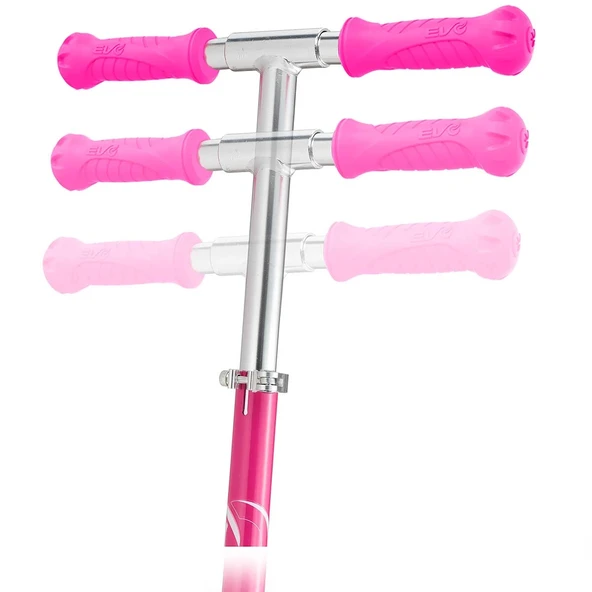 Evo 2 Tekerlekli Flash Işıklı Pembe Scooter - 6