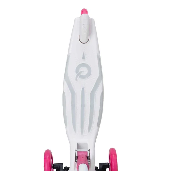 Evo 3 Tekerlekli Colour Burst Işıklı Beyaz Scooter - 5