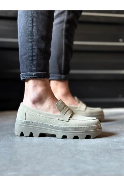 Erkek AyakkabıKnack Yüksek Taban Klasik Ayakkabı 779 Vizon Süet ürün görseli