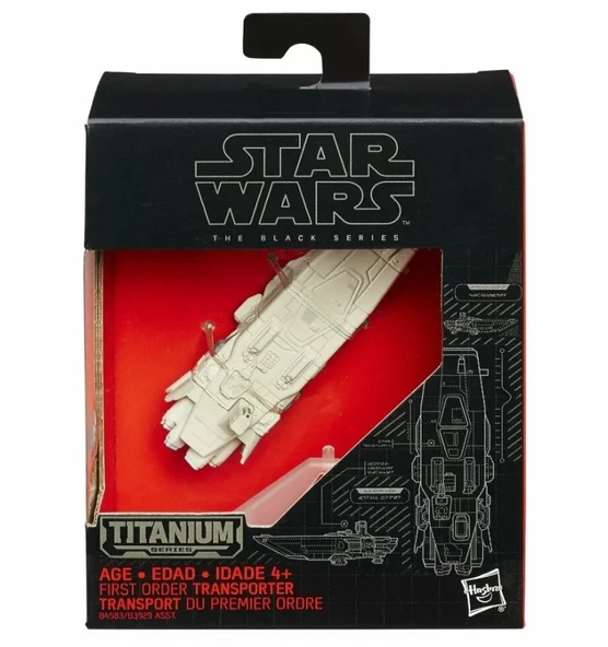 Star Wars Titanium Series B4583 First Order Transporter