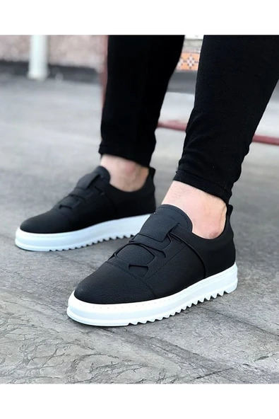 Wagoon Wg036 Siyah Erkek Casual Ayakkabı
