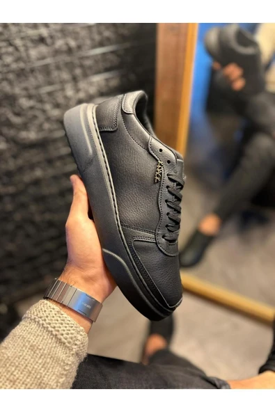 Erkek AyakkabıKnack Günlük Ayakkabı 222 Siyah (Siyah Taban) - Resim 3