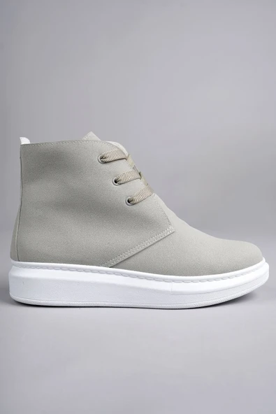 SLW207 Oslo Bağcıklı Süet Erkek Günlük Spor Bot BT Gri ürün görseli 1