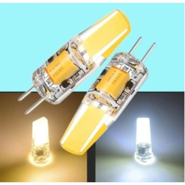 Cata CT-4252 4W 12V G4 Duy Spot Cob Ledli Kapsül Beyaz Işık Ampül 6400K - 2