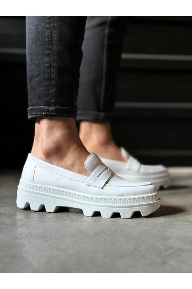 Erkek AyakkabıKnack Yüksek Taban Klasik Ayakkabı 779 Beyaz ürün görseli