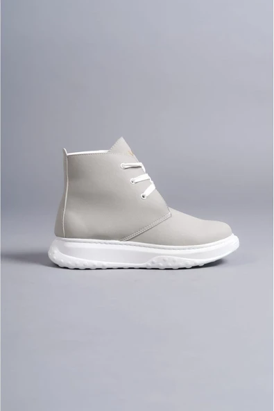 SLW204 Franca Bağcıklı Süet Erkek Spor Bot BT Gri ürün görseli 1