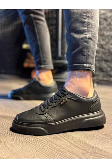 Erkek AyakkabıKnack Günlük Ayakkabı 222 Siyah (Siyah Taban) - Resim 4