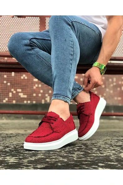 Erkek AyakkabıWagoon WG503 Bordo Erkek Günlük Ayakkabı
