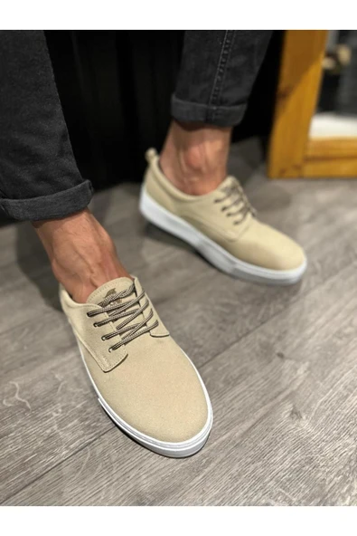 Knack Günlük Ayakkabı 077 Vizon Süet - Resim 3