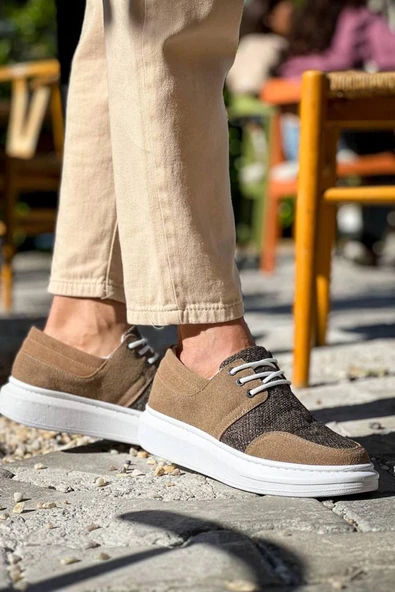 KB-042  Kuback  Bağcıklı Taba Günlük Erkek Ayakkabı - Resim 3