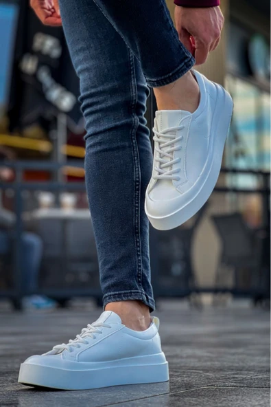 BA500 BOA Özel Termo Taban Beyaz  Casual Erkek Ayakkabı ürün görseli