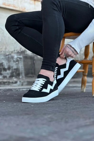 Erkek AyakkabıWagoon WG160 Siyah Erkek Casual Ayakkabı - Resim 3