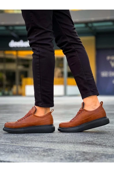 Knack Günlük Ayakkabı 814 Taba (Siyah Taban) - Resim 2