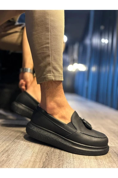 Knack Günlük Spor Klasik Ayakkabı 818 Siyah (Siyah Taban) ürün görseli 1