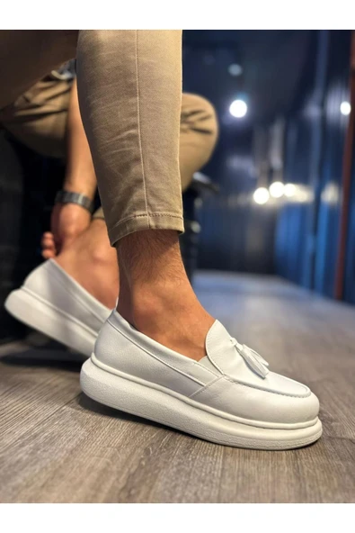 Knack Günlük Spor Klasik Ayakkabı 818 Beyaz - Resim 4