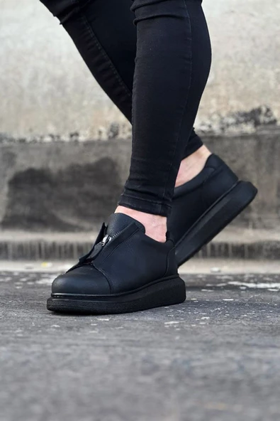 Wagoon WG010 Kömür Cilt Erkek Casual Ayakkabı - Resim 2