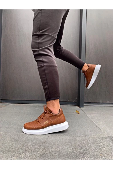 Knack Yüksek Taban Günlük Ayakkabı 040 Taba - Resim 2