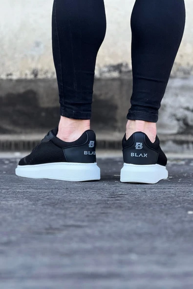 WG019 Siyah Triko Erkek Casual Ayakkabı WG019 iwie - Resim 2