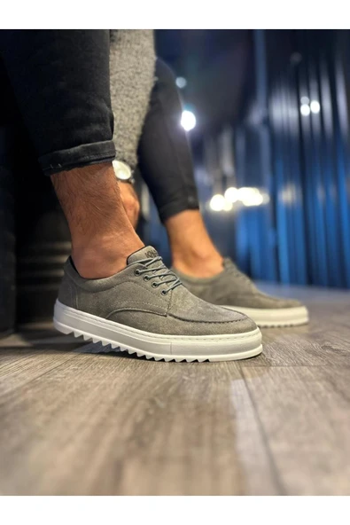 Knack Günlük Ayakkabı T12 Gri (Süet) - Resim 2