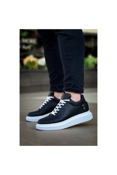 Siyah Spor  Günlük Erkek Ayakkabı KB049 - Resim 2