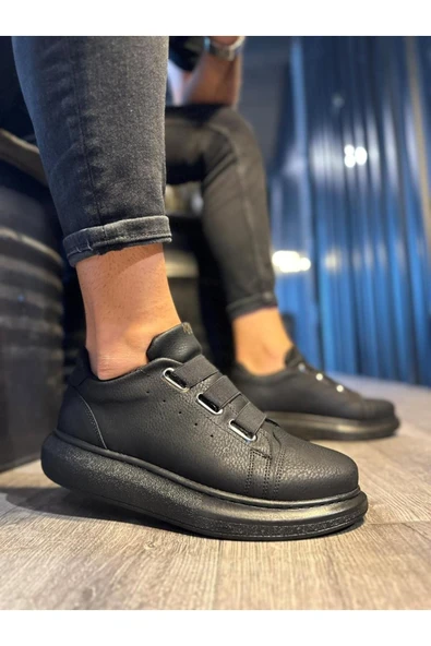 Knack Sneakers Ayakkabı 889 Siyah (Siyah Taban)
