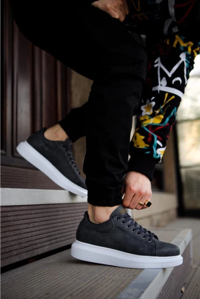 Knack Yüksek Taban Günlük Ayakkabı 044 Gri ürün görseli