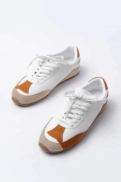 02 Taba Garni İnce Taban Günlük Spor Ayakkabı - Resim 3