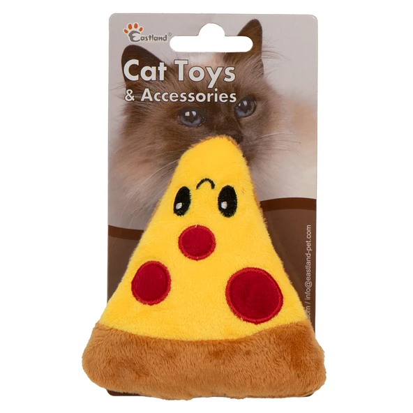 Eastland Catnipli Hışırtılı Peluş Pizza 11cm ürün görseli