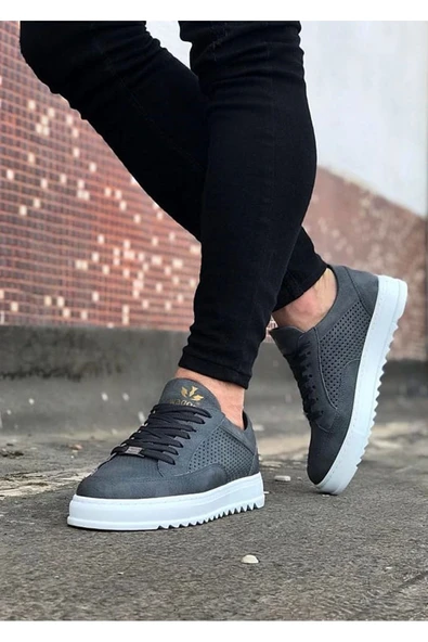 Wagoon Wg505 Gri Erkek Günlük Ayakkabı - Resim 2