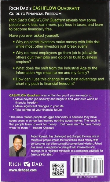 Rich Dad's Cashflow Quadrant: Guide to Financial Freedom Robert T. Kiyosaki - Resim 2