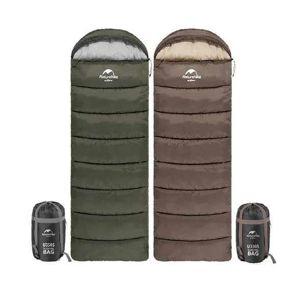 Naturehike U350 Zarf Tarzı Kapüşonlu Uyku Tulumu -13°C - 1