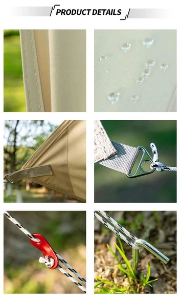 Madfox OEM Tarp 4x3 mt [ Güneş ve Rüzgar Koruma Brandası ] - 6