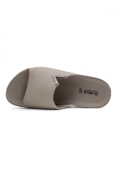 Muya Perla 31148-045 Anatomik Taban Kadın Terlik Krem 36-40 - 5