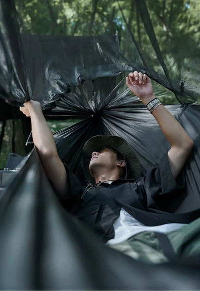 Naturehike DC-C06 Flyingboat-02 3IN1 Cibinlikli Sivrisinek Önleyici Hamak - 6