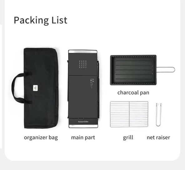 Naturehike Grill Barbecue + Karlanabilir Masalı - 3