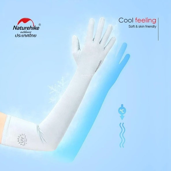 Naturehike UPF50+ Full Finger Güneş Koruma Kollukları - 8
