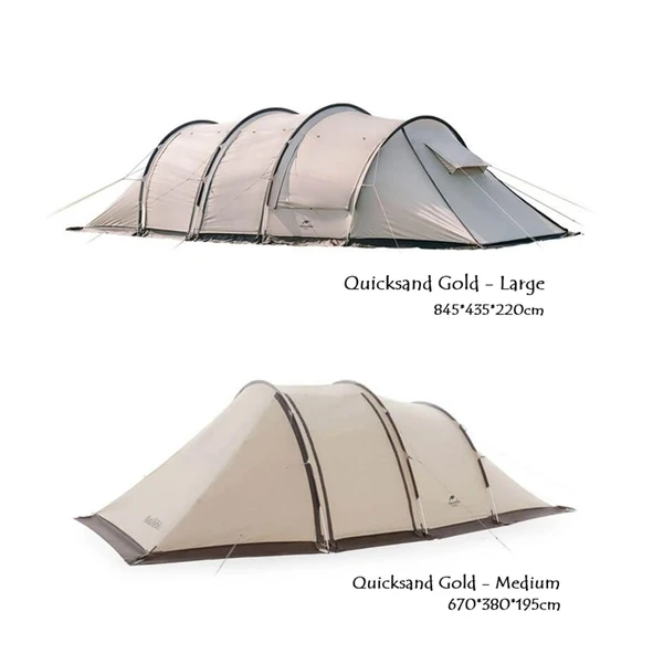 Naturehike Cloud Vessel UPF50+ Snow Skirt 4-6 Kişilik Tünel Çadır - 9