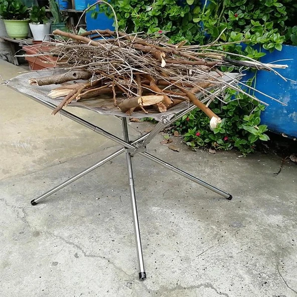 Madfox Fire Rack Katlanır Ateş Sehpası [Brülör] - Resim 4