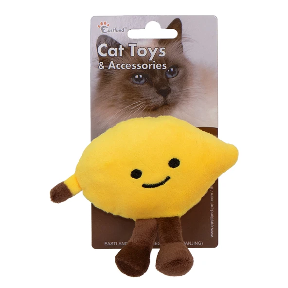 Eastland Catnipli Hışırtılı Peluş Limon 12,5cm ürün görseli