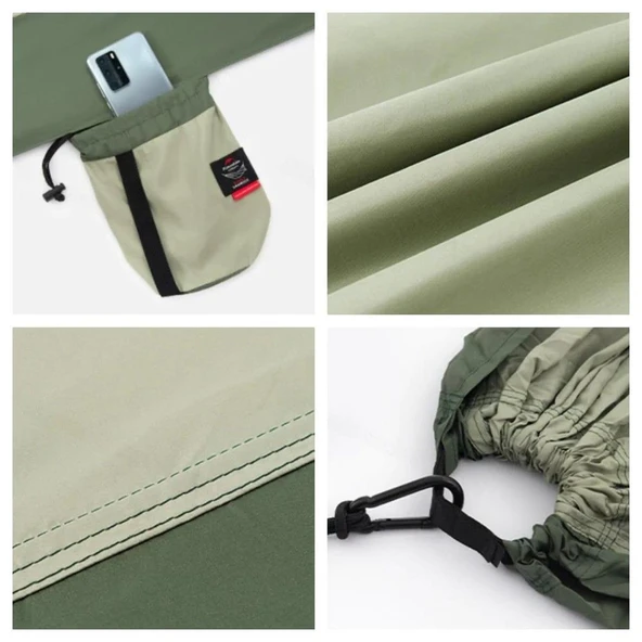 Naturehike Ultralight Swing Çift Kişilik Hamak |340T Pongee| - 8