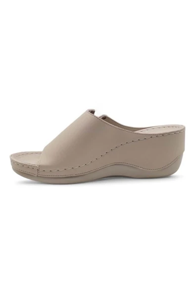 Muya Perla 31148-045 Anatomik Taban Kadın Terlik Krem 36-40 - 2